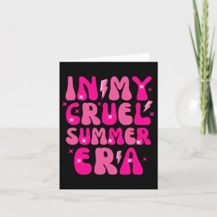 Cartão Groovy Na Minha Cruel Era Summer Family Férias De 