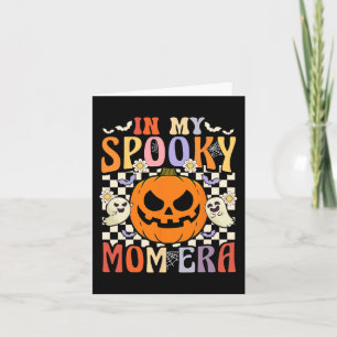 Cartão Groovy Na Minha Irritada Mãe Era Retro Halloween F
