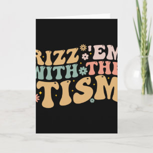 Cartão Groovy Rizz Em Com O Tism - Conscientização do Aut