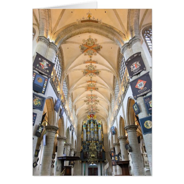 Cartão Grote Kerk, Breda, Holanda (Frente)