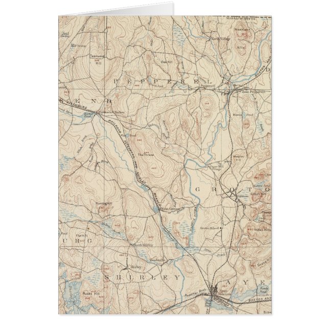 Cartão Groton, Massachusetts (Frente)