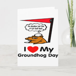 Cartão Groundhog Day