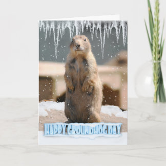 Cartão Groundhog Day Card, Happy Groundhog Day