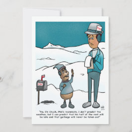 Cartão Groundhog Day Flat Greeting Card