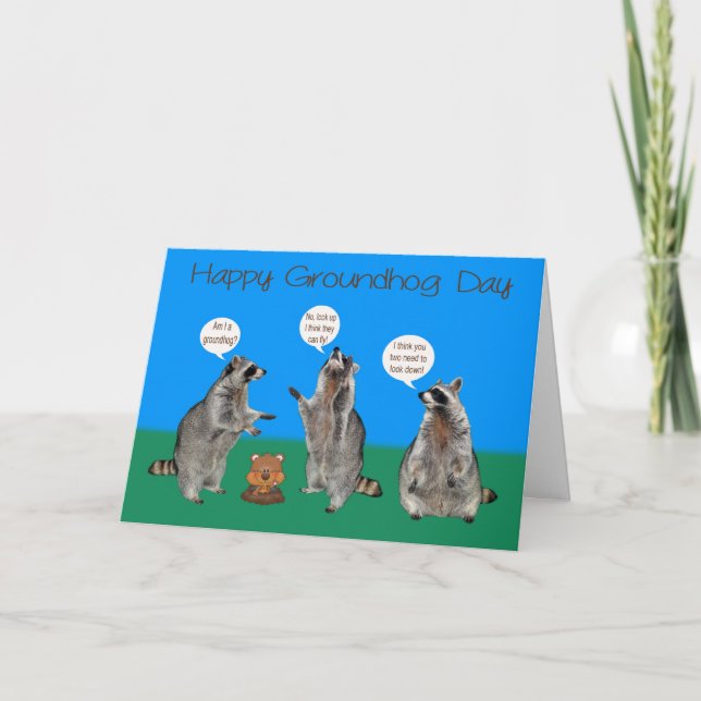 Cartão Groundhog Day Greeting Cards (Frente)