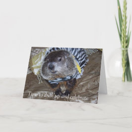 Cartão Groundhog Maude Birthday Card