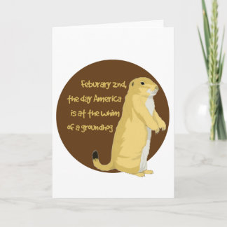Cartão Groundhog's Day