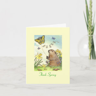 Cartão Groundhog's day card
