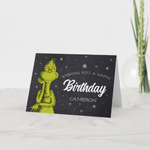 Cartão Grpolegadas Chalkboard Birthday
