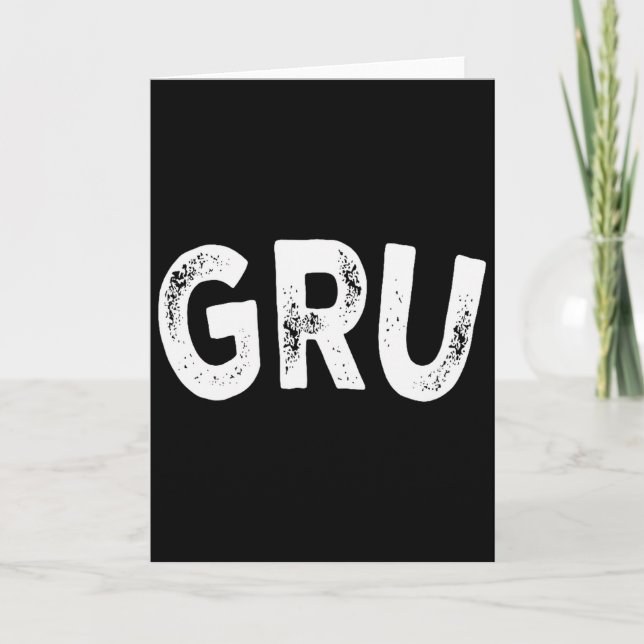 Cartão Gru  (Frente)