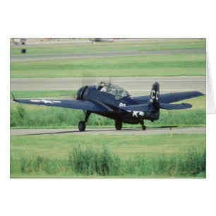 Cartão Grumman TBF/TBM Avenger Marinha Porta-aviões torpe