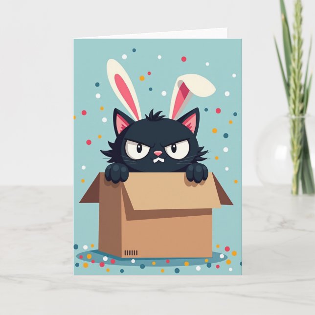 Cartão Grumpy Cat Party Time Card (Frente)