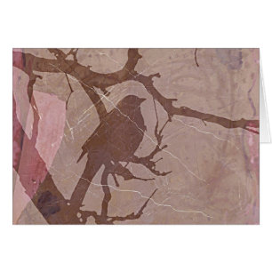 Cartão Grunge 2 de Grackle
