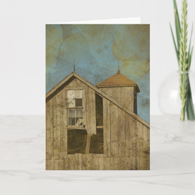 Cartão Grunge Barn (Frente)