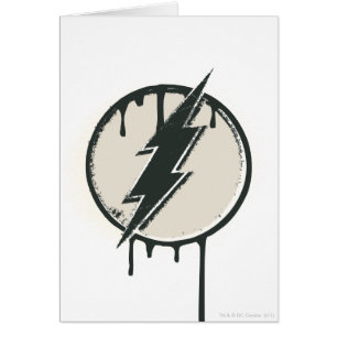 Cartão Grunge de Tinta do Flash Bolt