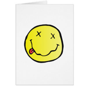 Cartão grunge emoji