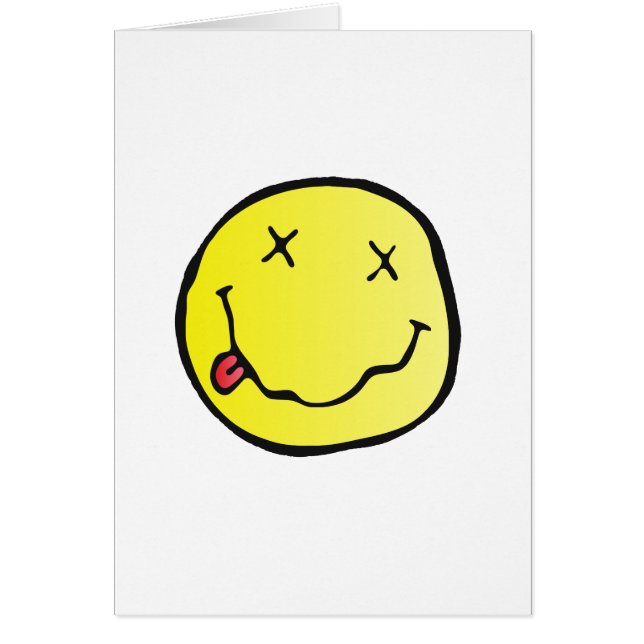 Cartão grunge emoji (Frente)