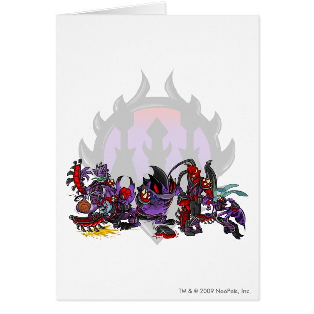 Cartão Grupo da citadela de Darigan da equipe (Frente)