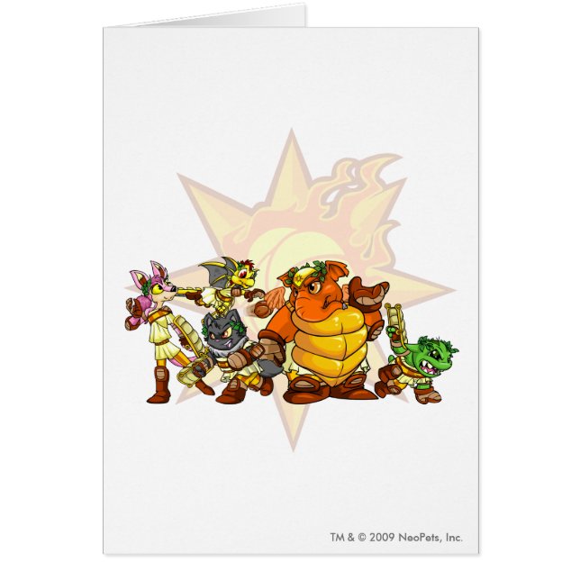 Cartão Grupo de Altador da equipe (Frente)