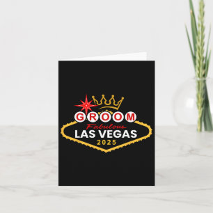 Cartão Grupo De Despedida De Solteiro De Vegas 2025 Casad