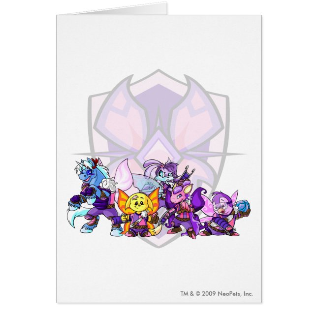 Cartão Grupo de Faerieland da equipe (Frente)