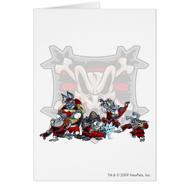 Cartão Grupo de ilha de Krawk da equipe (Frente)