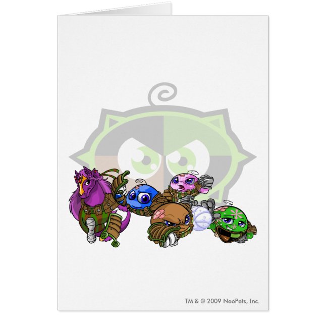 Cartão Grupo do lago Kiko da equipe (Frente)