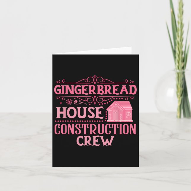 Cartão Grupo Gingercake House Crew Xmas Christmas Cookie (Frente)