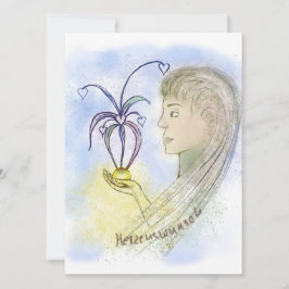 Cartão Grusskarte "Herzenswunsch"