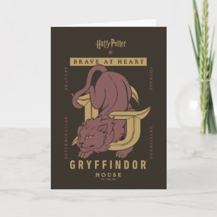 Cartão GRYFFINDOR™ House Brave at Heart