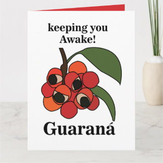Cartão Guarana Fruit Plant Botanical