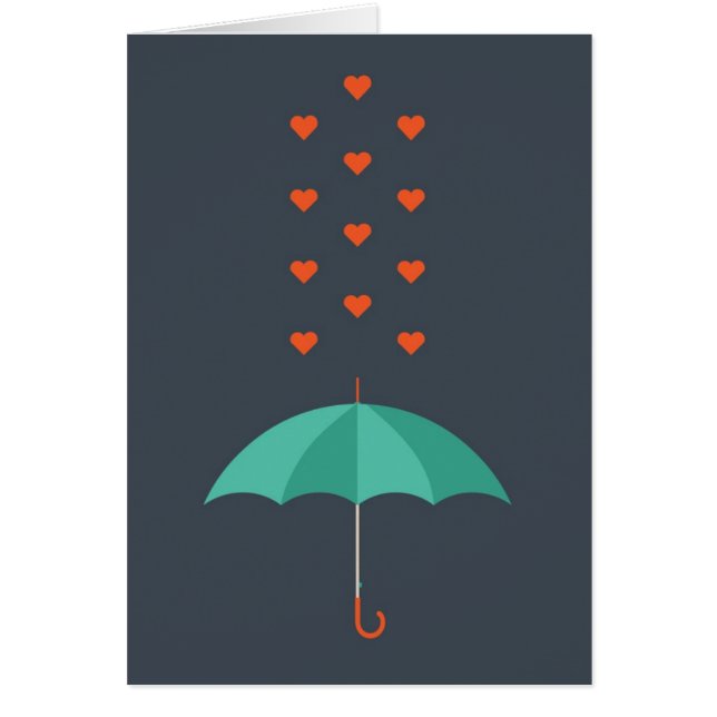Cartão Guarda-chuva (Frente)