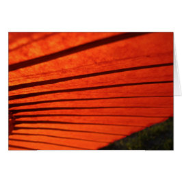 Cartão Guarda-chuva vermelho