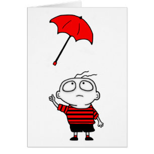 Cartão Guarda-chuvas
