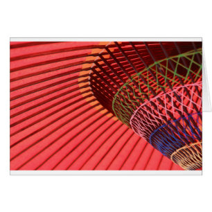 Cartão Guarda-chuvas japoneses