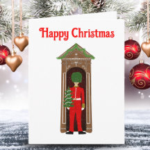 Guarda Real de Natal Com Casa de Biscoito de Gengi