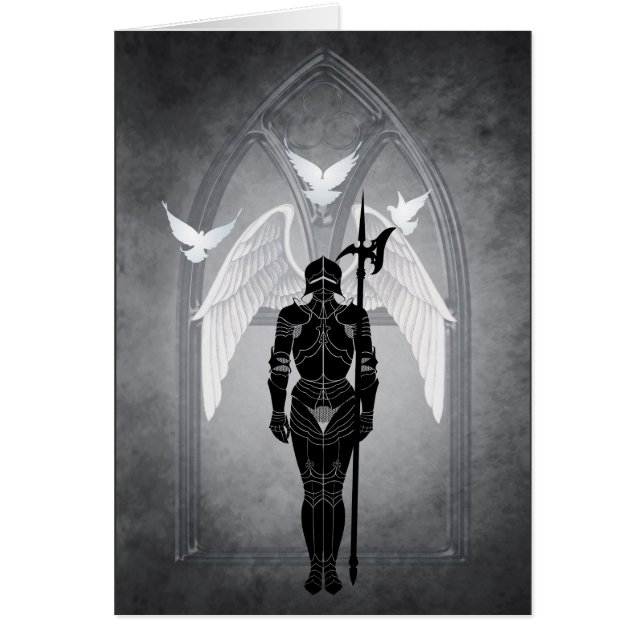 Cartão Guardando a porta do céu (Frente)