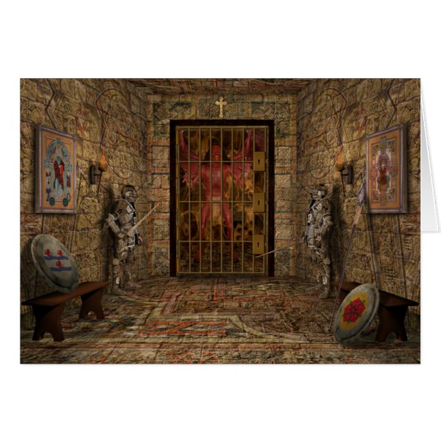 Cartão Guardiães da porta (Frente Horizontal)