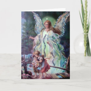 Cartão GUARDIAN ANGEL c. 1900