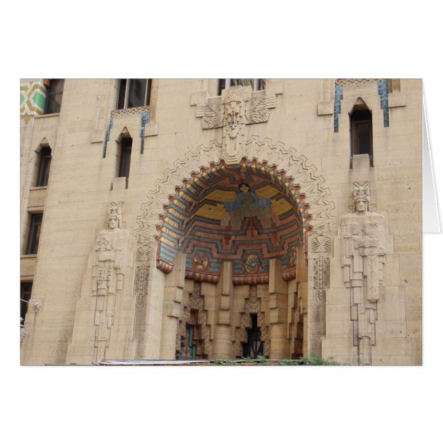 Cartão Guardian Building, Detroit, Michigan Card (Frente Horizontal)
