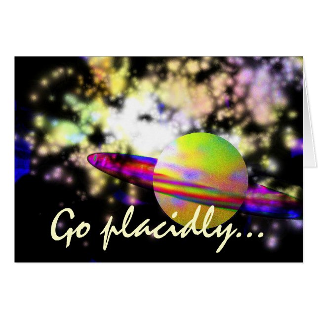 Cartão Guardião da Galáxia DESIDERATA (Frente Horizontal)