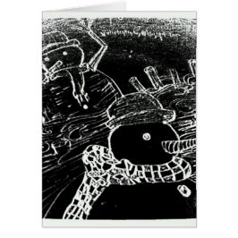 Cartão guardião da neve do iaie