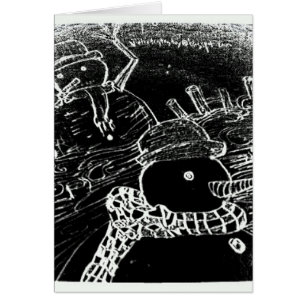 Cartão guardião da neve do iaie