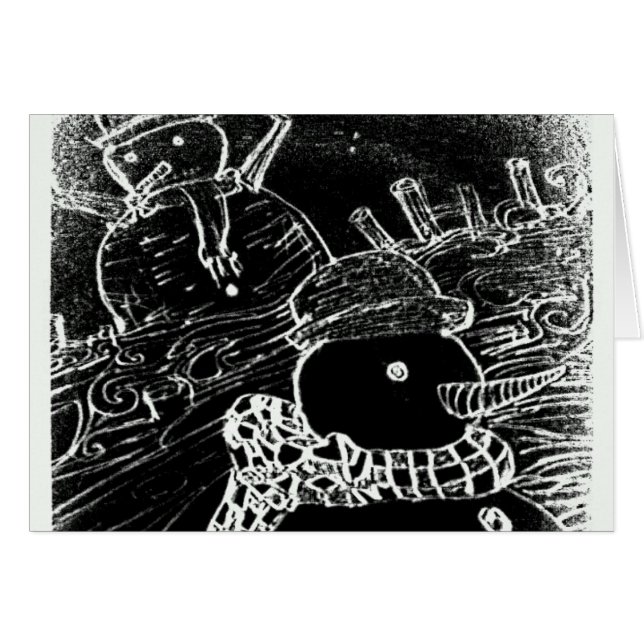 Cartão guardião da neve do iaie (Frente Horizontal)