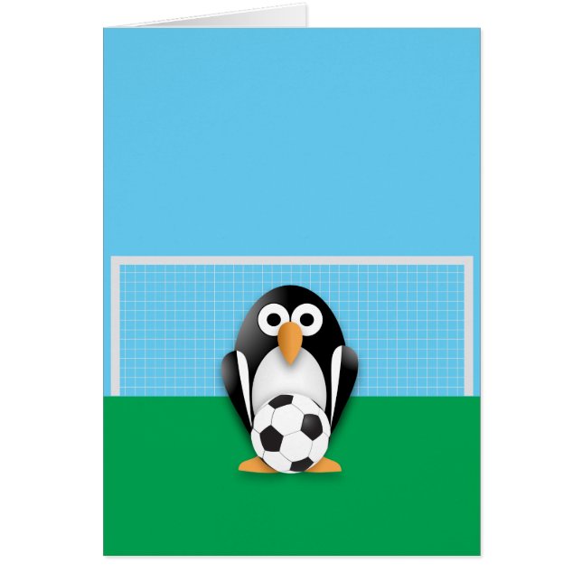 Cartão Guardião de pinguins (Frente)