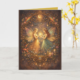 Cartão Guardiões da floresta: Fadas Místicas
