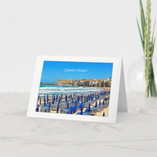 Cartão Guarisci Presto - Get Well Soon in Italian