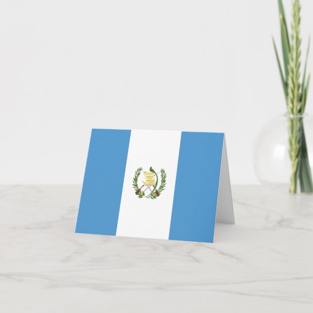 Cartão Guatemala (Guatemalan) Flag (Frente)