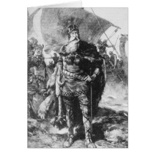 Cartão Guerreiro de Viking