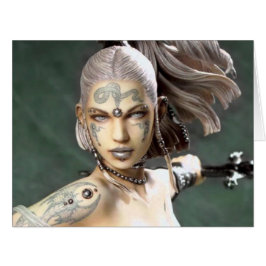 Cartão Guerreiro feericamente